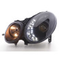 Phare Daylight LED DRL look Mercedes Classe E 211 02-06 noir Phare Daylight LED DRL look Mercedes Classe E 211 02-06 noir