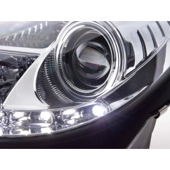 Phare Daylight LED DRL look Mercedes SLK 171 04-11 chrome 