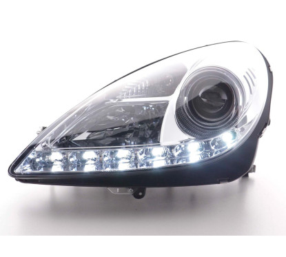 Phare Daylight LED feux de jour Mercedes SLK R171 chrome