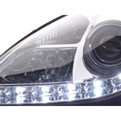 Phare Daylight LED feux de jour Mercedes SLK R171 chrome 