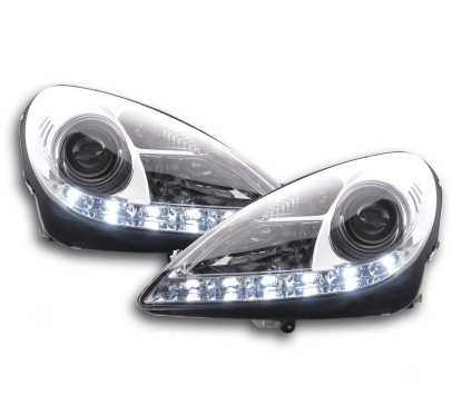 Phare Daylight LED feux de jour Mercedes SLK R171 chrome 