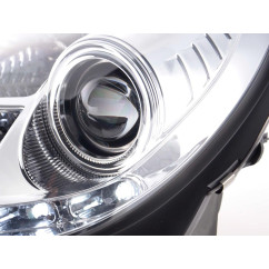Phare Daylight LED feux de jour Mercedes SLK R171 chrome 