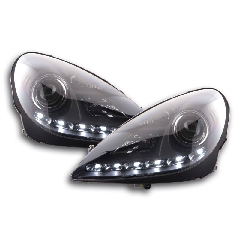 Phare Daylight LED feux de jour Mercedes SLK R171 noir Phare Daylight LED feux de jour Mercedes SLK R171 noir