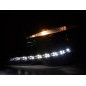 Phare Daylight LED DRL look Mercedes Classe C type W204 07-10 noir
