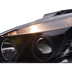 Phare Daylight LED DRL look Mercedes Classe C type W204 07-10 noir 
