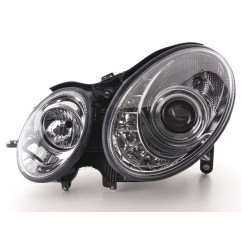 Phare Daylight LED DRL look Mercedes Classe E type W211 02-06 chrome 