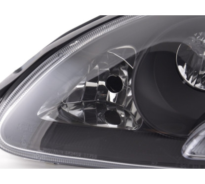 Jeu de phares Mercedes Classe S type W220 98-01 noir