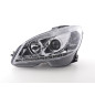 Phare Daylight LED DRL look Mercedes Classe C W204 07-10 chrome