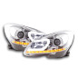Phare Daylight LED DRL look Mercedes Classe C W204 11-14 chrome