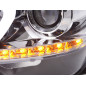 Phare Daylight LED DRL look Mercedes Classe C W204 11-14 chrome