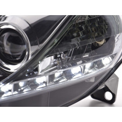 Phare Daylight LED feux de jour Fiat Grande Punto 199 chrome 