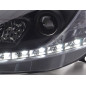 Phare Daylight LED feux de jour Fiat Grande Punto 199 noir