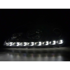 Phare Daylight LED feux de jour Ford Focus 2 C307 noir 