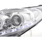 Phare Daylight LED DRL look Ford Fiesta 08-12 chrome