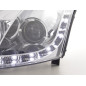 Phare Daylight à LED DRL look Ford Focus 3/4/5 portes. 01-04 chrome pour véhicules avec direction à droite