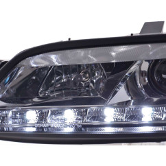 Phare Daylight LED feux de jour Opel Vectra B 99-02 chrome 