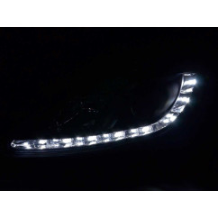 Phare Daylight LED Feux Diurnes Opel Corsa D 06- Noir 