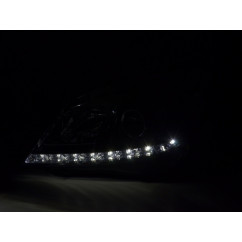 Phare Daylight LED DRL look Opel Astra H 04-10 chromé pour véhicules avec direction à droite 