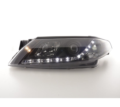 Phare Daylight LED DRL look Renault Laguna (type G) 01-05 noir