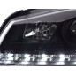 Phare Daylight LED feux de jour Seat Ibiza 3 6L 02-08 noir