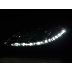 Phares Daylight LED feux de jour Seat Leon 1P 09- chromés 
