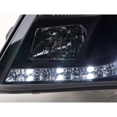 Phare Daylight LED feux de jour Opel Vectra C 2002-2005 noir 