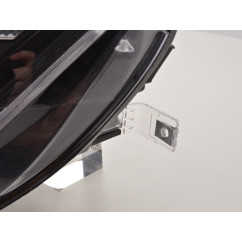 Phare Daylight LED DRL look Seat Ibiza 6J à partir de 2012 noir 