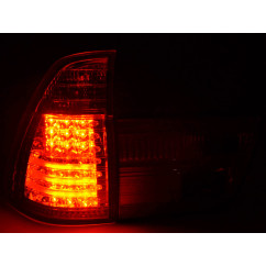 Feux arrières LED BMW X5 E53 98-02 chrome 