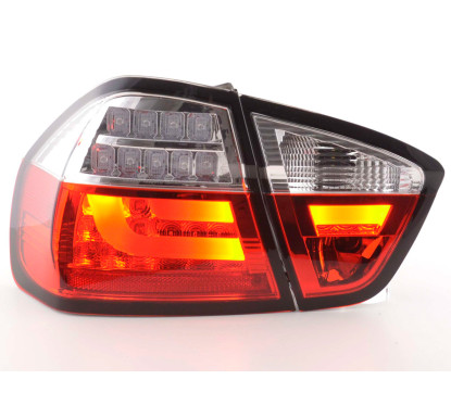 Kit feux arrière à LED BMW Série 3 E90 Limo 05-08 rouge / clair