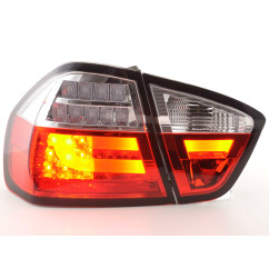 Kit feux arrière à LED BMW Série 3 E90 Limo 05-08 rouge / clair 