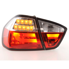 Kit feux arrière à LED BMW Série 3 E90 Limo 05-08 rouge / clair 