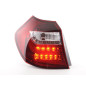 Jeu de feux arrière à LED BMW Série 1 E87 / E81 3/5 portes. 04-06 clair / rouge