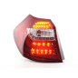 Jeu de feux arrière à LED BMW Série 1 E87 / E81 3/5 portes. 04-06 clair / rouge