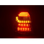 Jeu de feux arrière à LED BMW Série 1 E87 / E81 3/5 portes. 04-06 clair / rouge