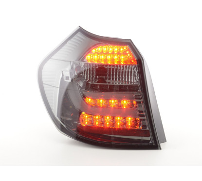 Jeu de feux arrière à LED BMW Série 1 E87 / E81 3/5 portes. 04-06 noir