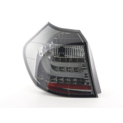 Jeu de feux arrière à LED BMW Série 1 E87 / E81 3/5 portes. 04-06 noir 