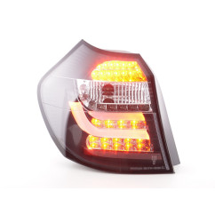 Jeu de feux arrière à LED BMW Série 1 E87 / E81 3/5 portes. 07-11 noir