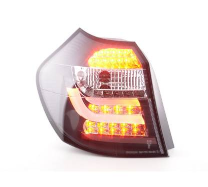 Jeu de feux arrière à LED BMW Série 1 E87 / E81 3/5 portes. 07-11 noir