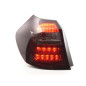 Jeu de feux arrière à LED BMW Série 1 E87 / E81 3/5 portes. 04-07 rouge / noir Jeu de feux arrière à LED BMW Série 1 E87 / E81 3/5 portes. 04-07 rouge / noir