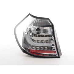 Jeu de feux arrière à LED BMW Série 1 E87 / E81 3/5 portes. 04-07 chromé 