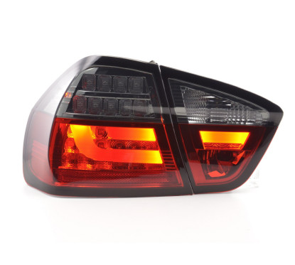 Kit feux arrière LED BMW Série 3 E90 Limo 05-08 rouge / noir 
