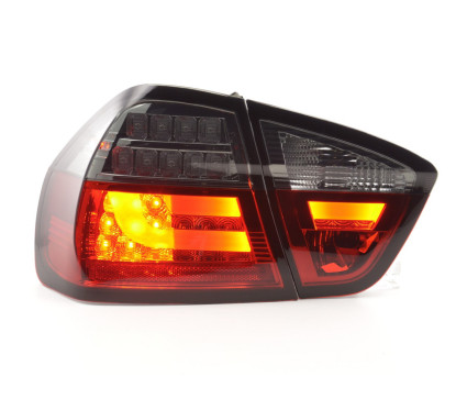 Kit feux arrière LED BMW Série 3 E90 Limo 05-08 rouge / noir
