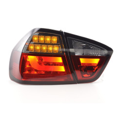 Kit feux arrière LED BMW Série 3 E90 Limo 05-08 rouge / noir 
