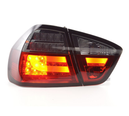 Kit feux arrière LED BMW Série 3 E90 Limo 05-08 rouge / noir