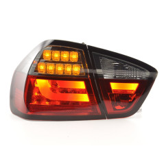Kit feux arrière LED BMW Série 3 E90 Limo 05-08 rouge / noir 