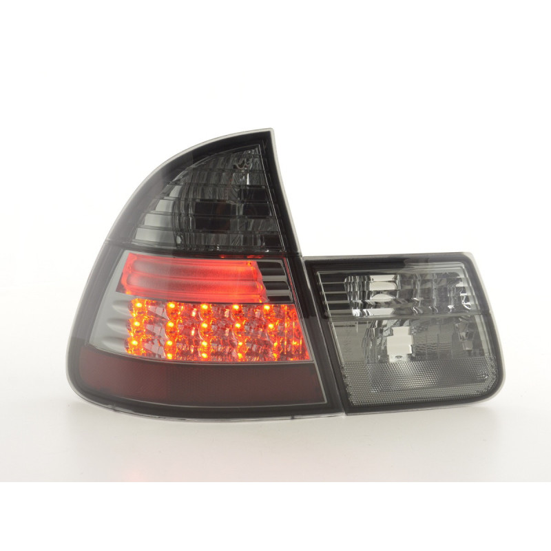 Feux Arrière BMW E46 Touring 99-05 à Leds Rouge/Clair