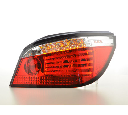 Kit feux arrières LED BMW Série 5 E60 berline 08-09 rouge / clair 
