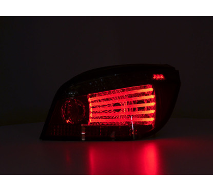 Feux arrière à LED set BMW Série 5 E60 berline 03-07 rouge / fumée