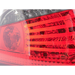Feux arrière à LED set BMW Série 5 E60 berline 03-07 rouge / fumée 