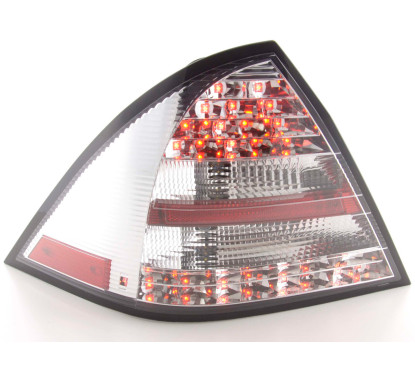 Kit feux arrière LED Mercedes Classe C type W203 Limo 05-07 chrome